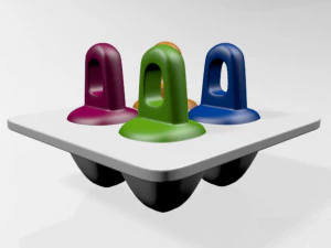 Fruitsicles pop tray 01 3D Model