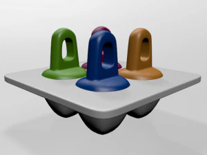 Fruitsicles pop tray 01 3D Model