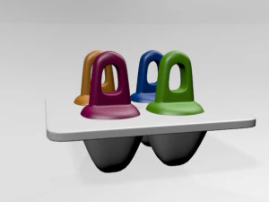 Fruitsicles pop tray 01 3D Model