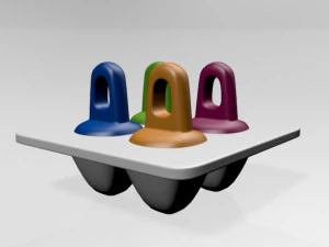 Fruitsicles pop tray 01 3D Model