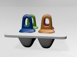 Fruitsicles pop tray 01 3D Model