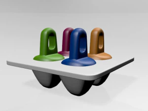 Fruitsicles pop tray 01 3D Model