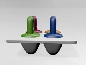 Fruitsicles pop tray 01 3D Model