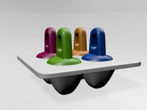 Fruitsicles pop tray 01 3D Model