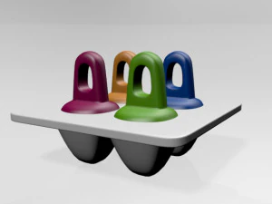 Fruitsicles pop tray 01 3D Model