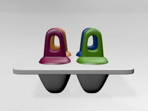 Fruitsicles pop tray 01 3D Model