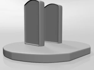 Tampa de Tomada de Parede 01 Modelo 3D