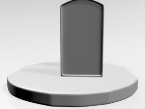 Tampa de Tomada de Parede 01 Modelo 3D