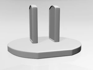 Tampa de Tomada de Parede 01 Modelo 3D