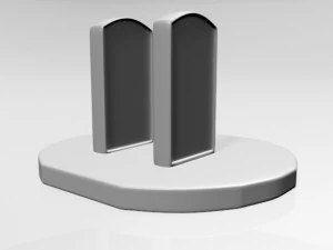 Tampa de Tomada de Parede 01 Modelo 3D