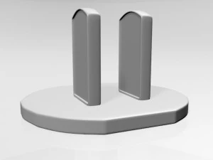 Tampa de Tomada de Parede 01 Modelo 3D