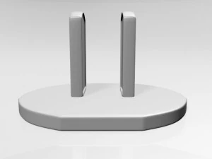 Tampa de Tomada de Parede 01 Modelo 3D