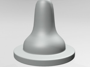 Baby Bottle Nipple 01 3D-Modell