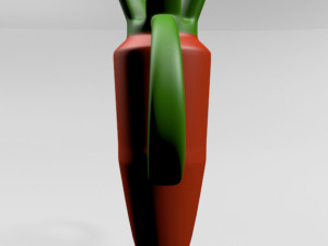 Nibble Teether Carrot 01 Modello 3D