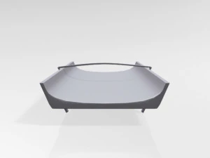 Bebek Bezi Değiştirme Pedi 01 3D Model