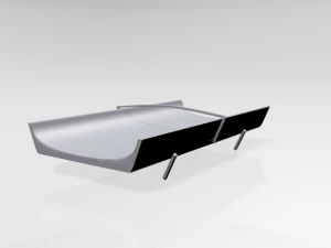 Bebek Bezi Değiştirme Pedi 01 3D Model