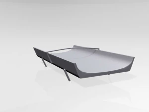 Bebek Bezi Değiştirme Pedi 01 3D Model