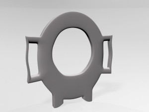 Toddler Potty Seat 01 3D Model