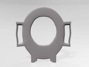 Toddler Potty Seat 01 3D Model