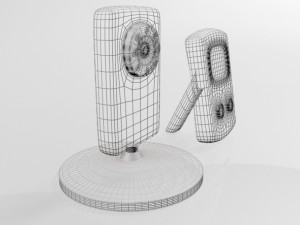 Baby Video Monitor and Digital Camera 01 Modello 3D