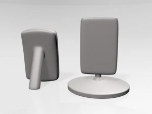 Elektroniczna niania wideo dla dzieci i aparat cyfrowy 01 Model 3D