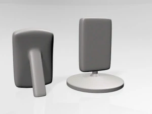 Elektroniczna niania wideo dla dzieci i aparat cyfrowy 01 Model 3D
