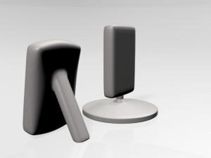Baby Video Monitor and Digital Camera 01 Modello 3D