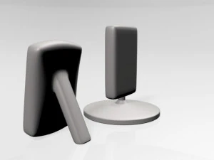 Elektroniczna niania wideo dla dzieci i aparat cyfrowy 01 Model 3D