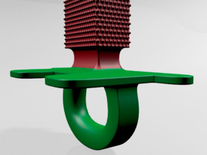 Baby Teething Toy 02 3D Model