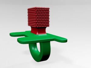 Baby Teething Toy 02 3D Model