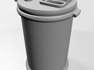 Complete Diaper Pail 02 3D Модель