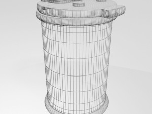 Complete Diaper Pail 02 3D Модель