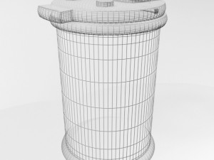 Complete Diaper Pail 02 3D Модель