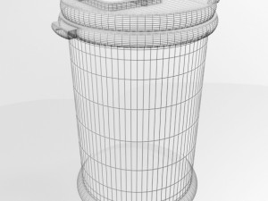 Complete Diaper Pail 02 3D Модель
