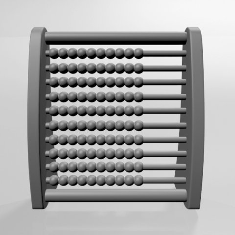 Abacus 01 Model 3D .c4d .max .obj .3ds .fbx .stl .blend 