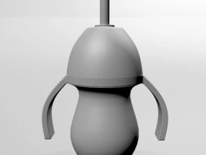 ストローカップ01 3Dモデル