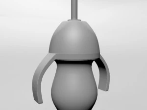 Straw Cup 01 3D Model