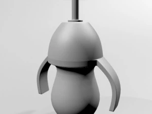 Straw Cup 01 3D Model