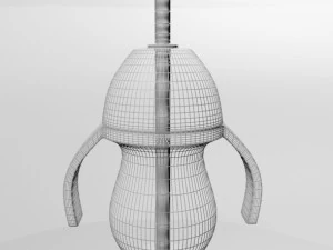 Straw Cup 01 3D Model