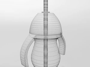 Straw Cup 01 3D Model