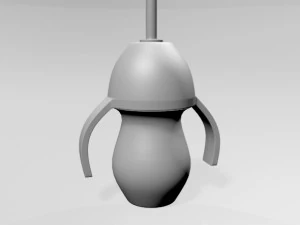 Straw Cup 01 3D Model