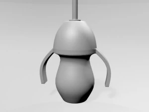 Straw Cup 01 3D Model
