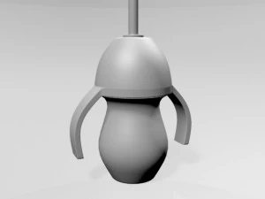 Straw Cup 01 3D Model
