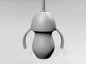 Straw Cup 01 3D Model