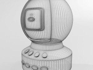 Baby Video Monitor and Digital Camera 02 3D Model
