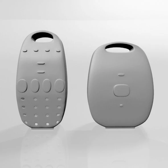 Baby Audio Monitors 01 3D Model .c4d .max .obj .3ds .fbx .stl .blend