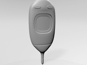 Rectal Thermometer 01 3D Model