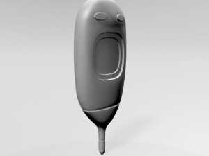 Rectal Thermometer 01 3D Model