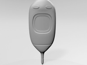 Rectal Thermometer 01 3D Model
