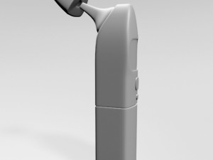 Infrared Forehead Thermometer 03 3D-Modell
